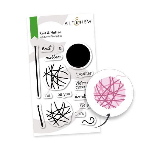 Altenew Knit & Natter Stamp Set