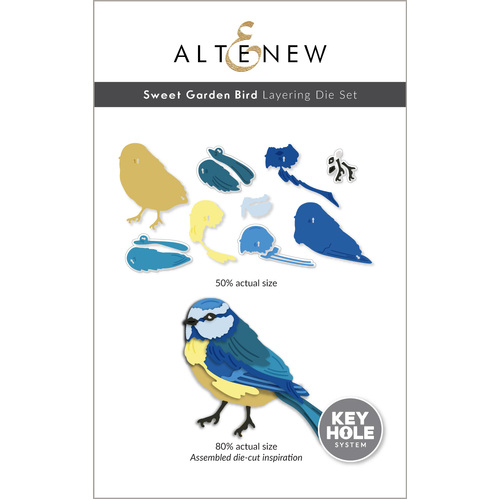 Altenew Sweet Garden Bird Layering Die Set