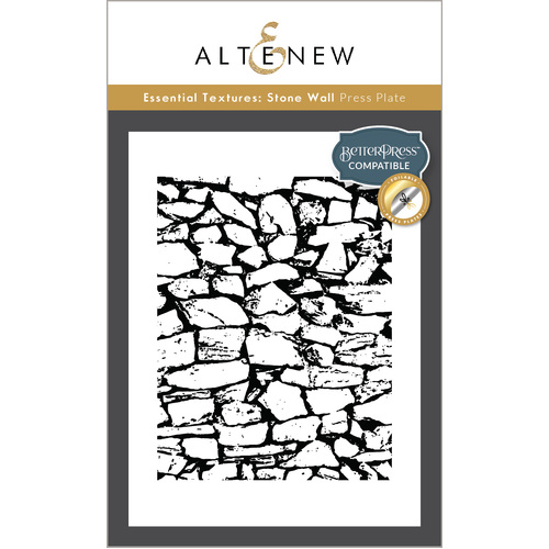 Altenew Essential Textures- Stone Wall Press Plate/Foil Plate