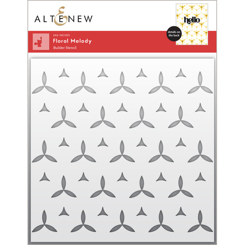 Altenew Floral Melody Builder Stencil