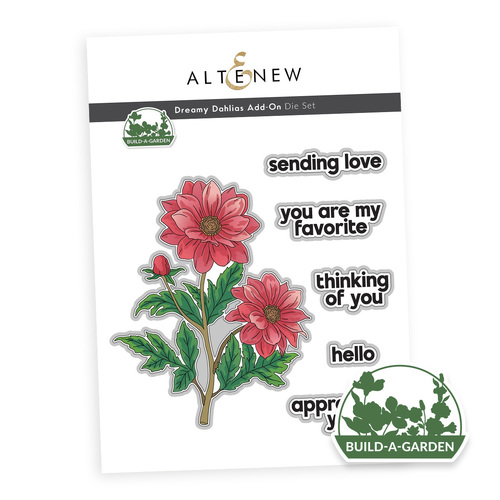 Altenew Build-A-Garden: Dreamy Dahlias Add-On Die Set