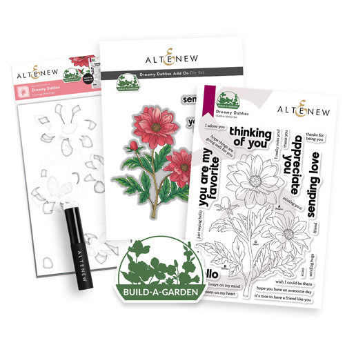 Altenew Build-A-Garden: Dreamy Dahlias and Add-on Die Bundle