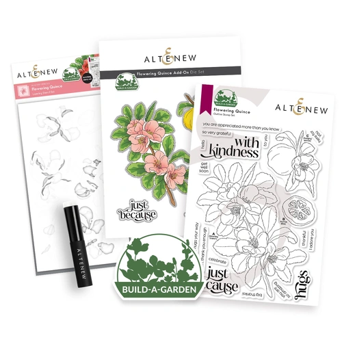 Altenew Build-A-Garden- Flowering Quince & Add-on Die Bundle