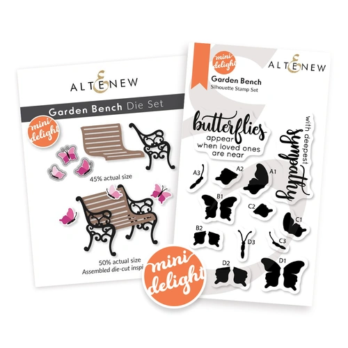 Altenew Mini Delight- Garden Bench Stamp & Die Set