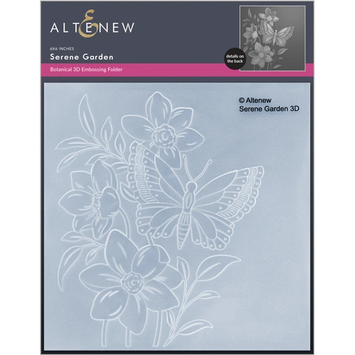 Altenew Serene Garden 3D Embossing Folder