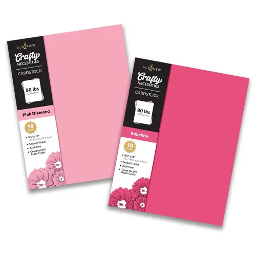 Altenew Crafty Necessities Cardstock Bundle (Cherry Blossom)