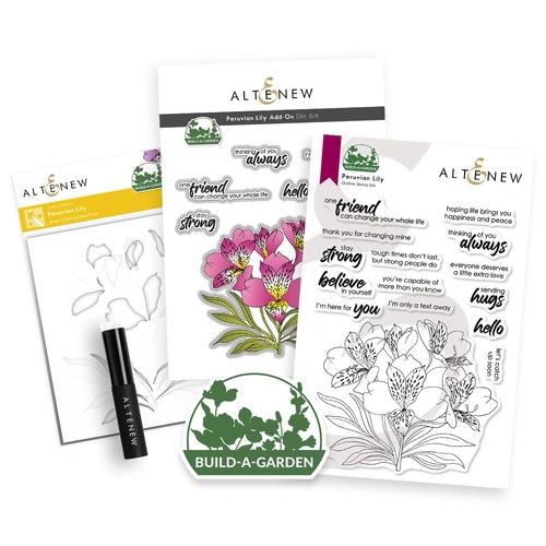 Altenew Build-A-Garden- Peruvian Lily & Add-On Die Bundle