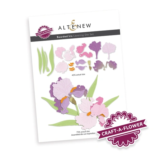 Altenew Craft-A-Flower- Bearded Iris Layering Die Set