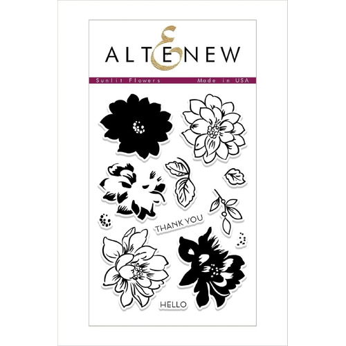 Altenew Sunlit Flowers Stamp Set