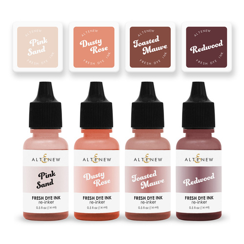 Altenew Woodland Escape Fresh Dye Ink Mini Cube & Re-Inker Bundle