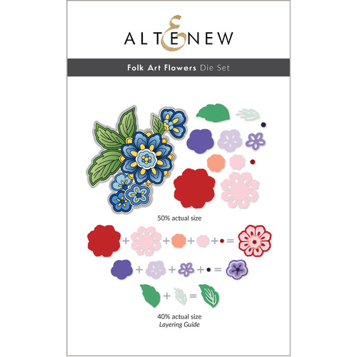 Altenew Folk Art Flowers Die Set