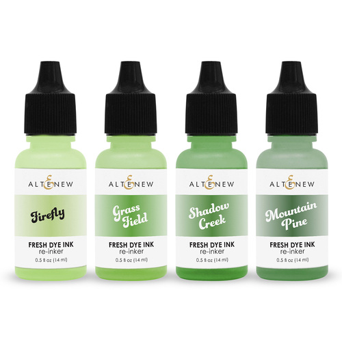 Altenew Green Valley Fresh Dye Ink Re-inker Bundle