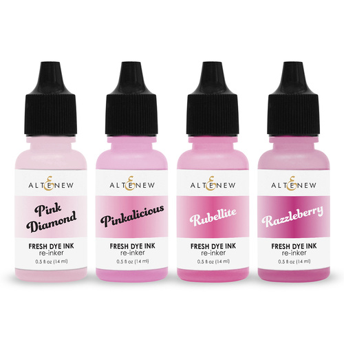 Altenew Cherry Blossom Fresh Dye Ink Re-inker Bundle