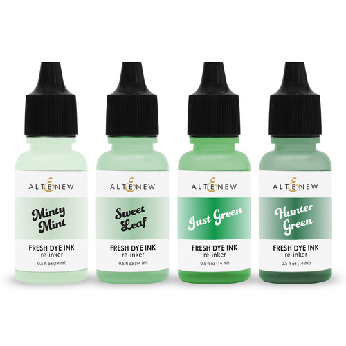 Altenew Green Meadows Fresh Dye Ink Re-inker Bundle