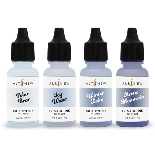 Altenew Northern Shore Fresh Dye Ink Re-inker Bundle