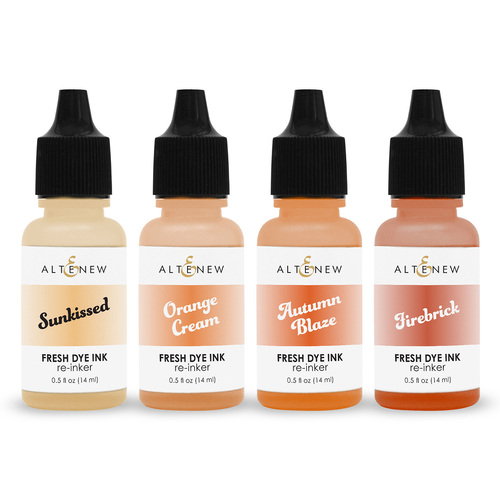 Altenew Warm & Cozy Fresh Dye Ink Re-inker Bundle