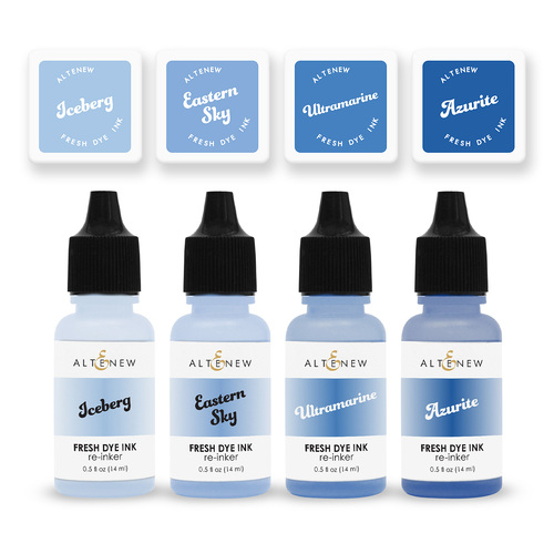 Altenew Lapis Lazuli Fresh Dye Ink Mini Cube & Re-inker Bundle