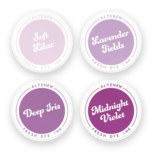 Altenew Fresh Dye Ink Pad Bundle - Shades of Purple