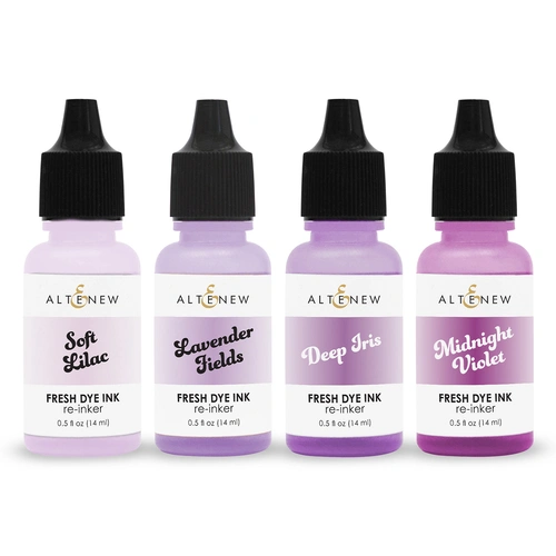 Altenew Fresh Dye Ink Reinker Bundle - Shades of Purple