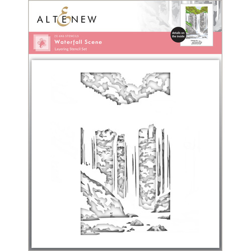 Altenew Waterfall Scene Layering Stencil Set (5 in 1)