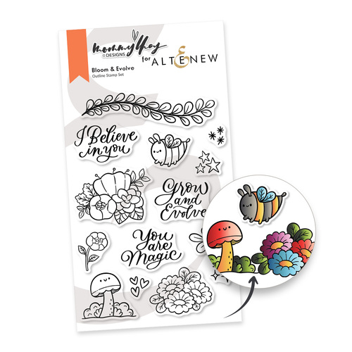 Altenew Bloom & Evolve Stamp Set