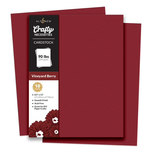 Altenew Crafty Necessities: Vineyard Berry Cardstock (10 sheets/set)