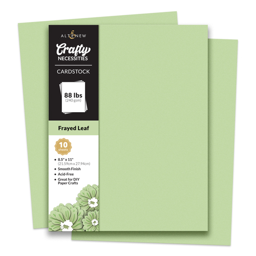 Altenew Crafty Necessities: Frayed Leaf Cardstock (10 sheets/set)