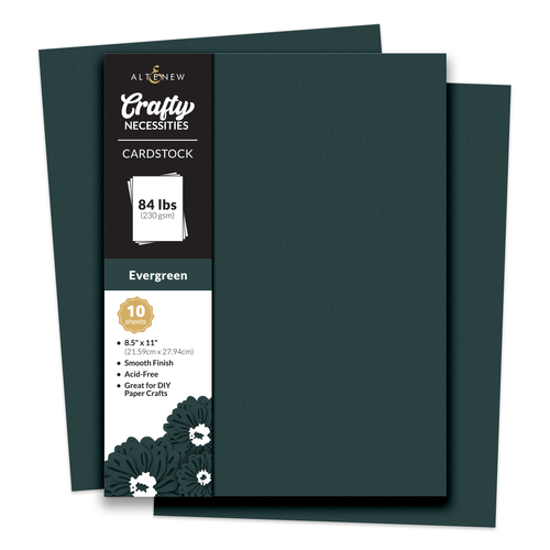 Altenew Crafty Necessities: Evergreen Cardstock (10 sheets/set)