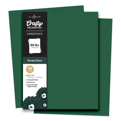 Altenew Crafty Necessities: Forest Fern Cardstock (10 sheets/set)