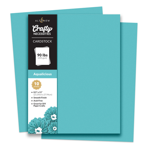 Altenew Crafty Necessities: Aqualicious Cardstock (10 sheets/set)