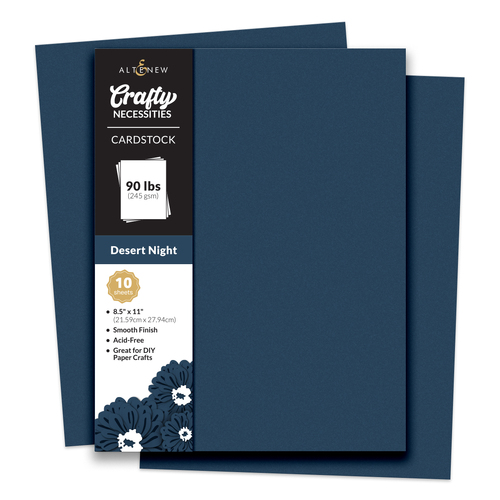 Altenew Crafty Necessities: Desert Night Cardstock (10 sheets/set)