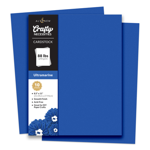 Altenew Crafty Necessities: Ultramarine Cardstock (10 sheets/set)