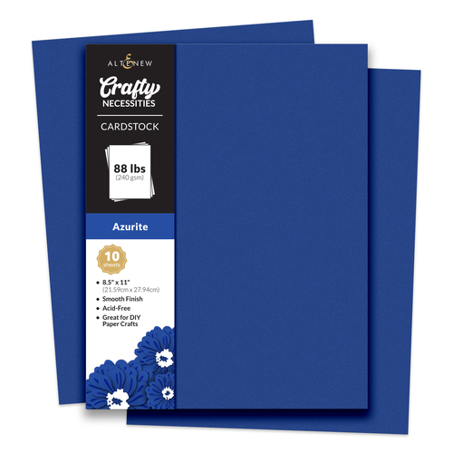 Altenew Crafty Necessities: Azurite Cardstock (10 sheets/set)