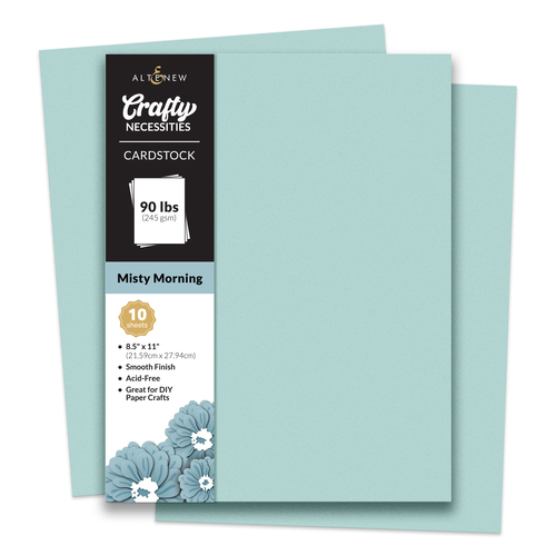 Altenew Crafty Necessities: Misty Morning Cardstock (10 sheets/set)