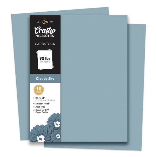 Altenew Crafty Necessities: Cloudy Sky Cardstock (10 sheets/set)