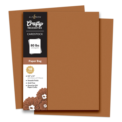 Altenew Crafty Necessities: Paper Bag Cardstock (10 sheets/set)