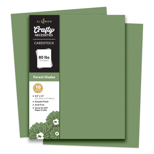 Altenew Crafty Necessities: Forest Glades Cardstock (10 sheets/set)