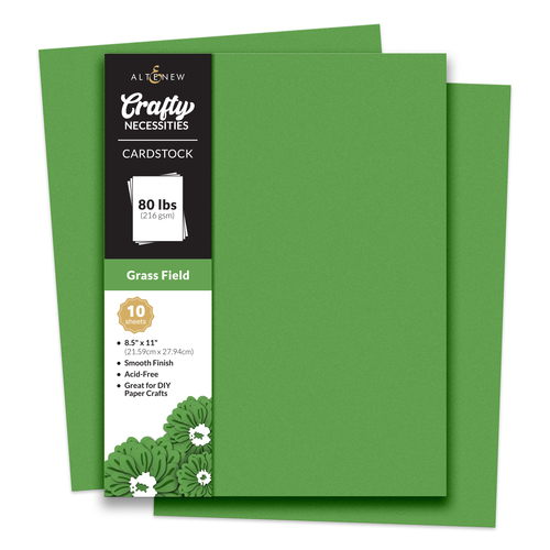 Altenew Crafty Necessities: Grass Field Cardstock (10 sheets/set)