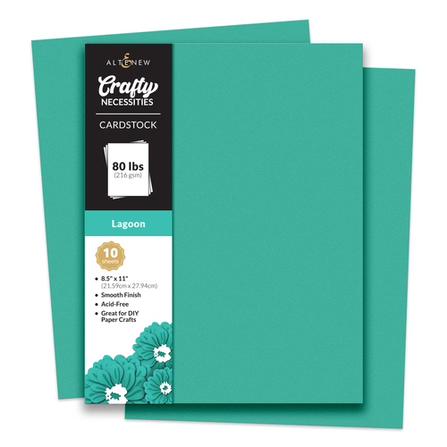 Altenew Crafty Necessities: Lagoon Cardstock (10 sheets/set)