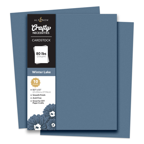 Altenew Crafty Necessities: Winter Lake Cardstock (10 sheets/set)