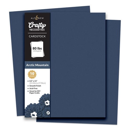 Altenew Crafty Necessities: Arctic Mountain Cardstock (10 sheets/set)