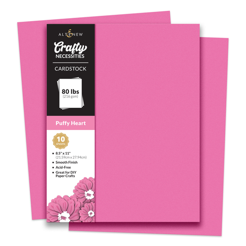 Altenew Crafty Necessities: Puffy Heart Cardstock (10 sheets/set)