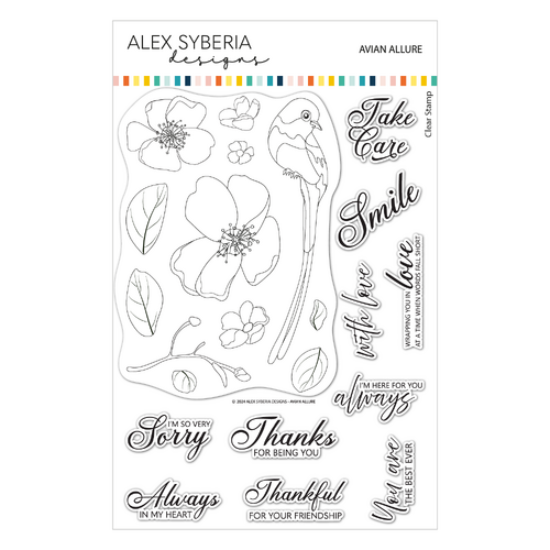 Alex Syberia Avian Allure Stamp Set 6*8