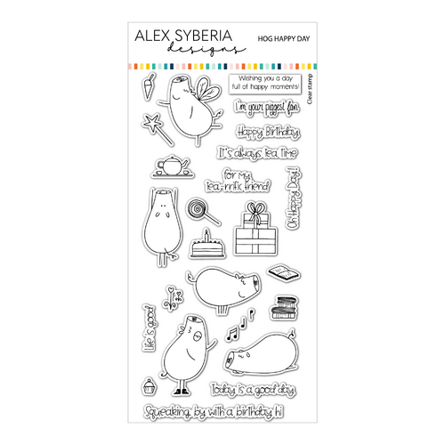 Alex Syberia Hog Happy Day Stamp Set 4*8