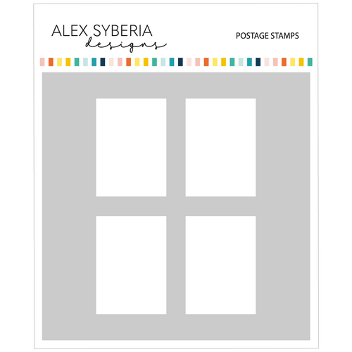 Alex Syberia Postage Stamps Stencil