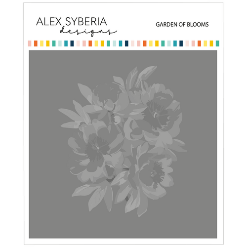 Alex Syberia Garden of Blooms Stencil Set (7 in 1)