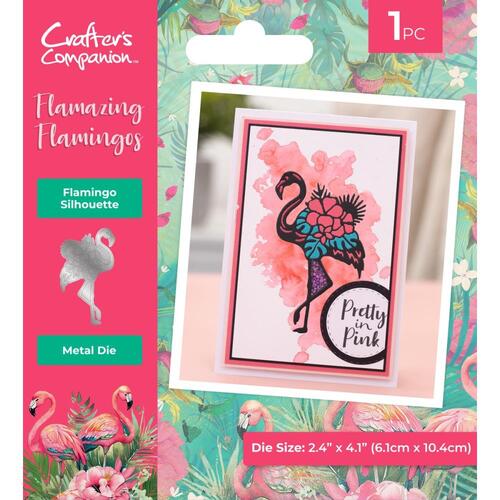 Crafters Companion Flamazing Flamingos : Flamingo Silhouette Die