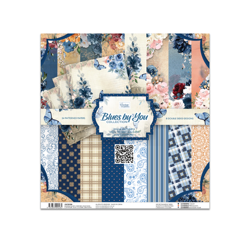 Couture Creations Blues by You - 6.5" x 6.5" Paper Pad ( 3 x 8 designs)