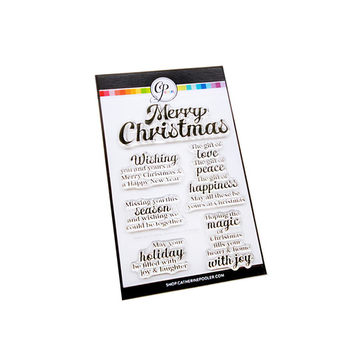 Catherine Pooler Inside Out Christmas Sentiments Stamp Set