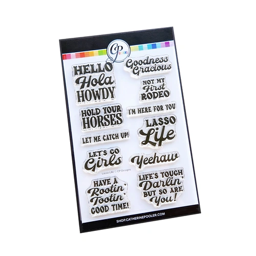 Catherine Pooler Lasso Life Sentiments Stamp Set